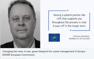 The project has been featured by the LIFE Programme